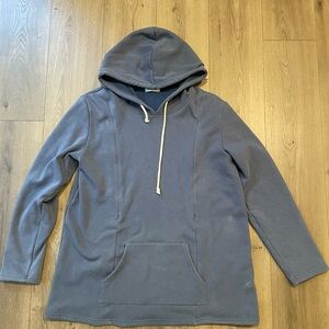 Nursing Denim Blue Hoodie